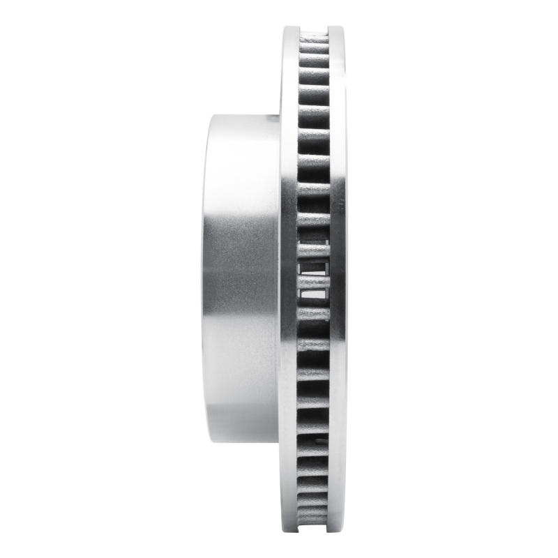 Cadillac DTS Brake Rotor (1) - Front Left - R1 Concepts - Drilled & Slotted - Silver - `06-`11